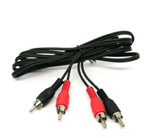 2 m double cable power amplifier connected TV audio line DVD connected power amplifier audio line double line double line