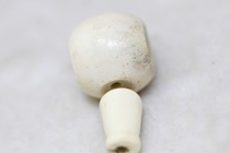 Tibetan Buddhist pearl accessories ox bones Tibetan Buddhist head length 2cm Width 2 35cm High 2 2cm