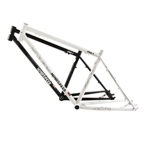 WINDSPEED PRO-1 chrome molybdenum steel frosted black and white bicycle frame