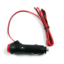 Car 12V-24V universal cigarette lighter plug with switch and indicator light car car power cord