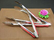 Buffet clip stainless steel food clip lengthy barbecue clip food clip cake clip bread clip grill clip