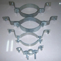 New type of sign fastener buckle hoop accessories double-piece galvanized clamp speed limit 5 special wholesale