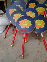 Childrens boutique Peony hot bass drum Dance drum props drum tambourine fan drum Welcome to order