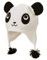 Gym panda baby girl knit hat