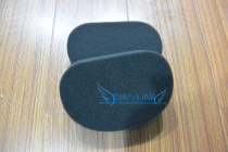 High quality arc tire sponge polishing brush tire care sponge tire wax brush replacement sponge plate