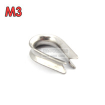 Source of stainless steel 304 stainless steel collar boast chicken heart ring wire rope Chuck accessories M3