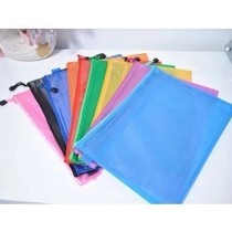 A4 medium net bag waterproof file bag information bag file bag inside double-layer frosted zipper bag briefcase bag