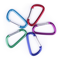 D-type carabinetop buckle quick buckle kettle hanger keychain adhesive hook