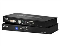 En licensed CE600 single-channel DVI KVM extender can be extended by 60 meters including tax