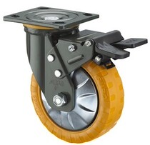 Wuxi Xiangrong 4x2 double brake universal wheel Xiangrong universal wheel heavy wheel Jiangsu universal wheel