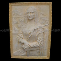 European style housewarming gift art wall walking corridor pendant European crafts Mona Lisa wall decoration crafts