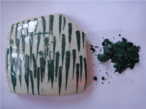 Peiyintang ceramic glaze color material (dry powder)--(dark green (dry))