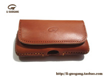  Pure cow leather Apple SAMSUNG HTC SONY Nokia mobile phone case Mobile phone bag(Li Guogang leather Square)