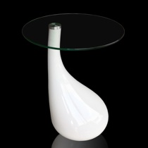 Tempered glass baking paint small coffee table Simple modern corner A few sides A few phones A few sides A table Small apartment table corner a few circles
