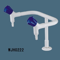  WJH0222 Low double faucet (copper spray) Low double faucet