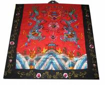 Taoist robe Taoist clothing Taoist clothing Gaogong Vestment Double Dragon down coat Double layer with lining cloth red