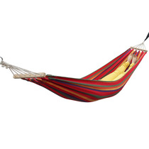 Dormitory hanging chair outdoor indoor hammock single with wooden stick thick canvas hammock swing dormitory for adults