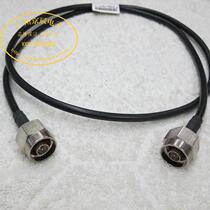 Dual N type male head (hexagon) silver plated double shielded coaxial RG223 switching line