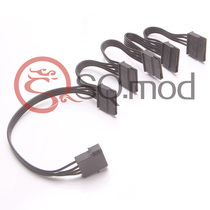 Direct Marketing Big 4pin IDE Go SATA 10% 5 18AWG Power sata extended connecting wire spot