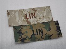 American Marines USMC MCCUU name strip LIN digital desert digital jungle