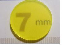 Ce-YAG transparent ceramic-YAG luminous ceramic-LED lighting material-yellow luminous-size can be customized