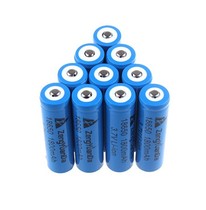 3 7V-4 2V 18650 flashlight battery Rechargeable lithium battery