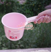 Shunmei pink rabbit word big and small water spoon kitchen plastic water scoop high-grade material high quality fashion thick water scoop