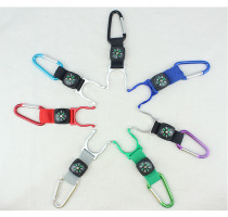 Outdoor travel products carabineal buckle hanging beverage bottle clip kettle buckle backpack water bottle buckle