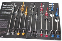 Titanium alloy mountain bike pole quick removal ultra light 52g red black titanium silver gold bicycle flower drum