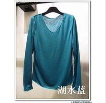 New Fashion Trend in Autumn Mens Laikamer Fashion with Large Cover Long Sleeve V-shirt