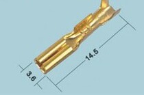 DJ622-2 8 Spring copper terminal connector plug spring battery car accessories car connector Terminal 10