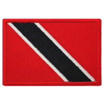 Trinidad and Tobago flag armband cloth stickers embroidery label stickers Velcro stamp custom