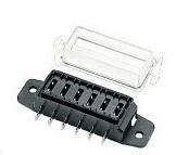 Car modification car special insurance chip box 6-way small fuse holder multi-way micro box