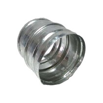 White iron duct connected with galvanized duct joint Ventilation fan fittings Ventilation duct fittings 100mm