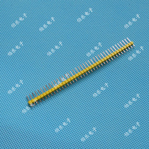 Single row of pins 2 54mm spacing yellow row of pins 40 pins 1*40P in-line yellow