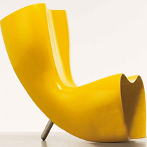 Chimney chair shoe chair curve modeling designer FRP shaped leisure seat without armrest flet chair