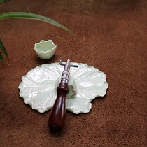 A2 DIY handmade leather tool digging trough edge wire instrumental Rgutter tool wood handle handmade diy leather material tool