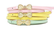 Childrens girls set opal candy color 2014 spring and summer small fresh womens new belt belt