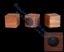 Sound element COX-50 solid wood shock absorption cube shock pad Walnut shock pad power amplifier solid wood town pad