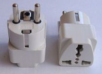 German standard European converter conversion plug socket Korea 2 round hole to 3 plug power socket European gauge