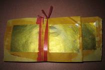 Bye-bye gold paper handmade gold foil paper Mow Jinlong Sea Gold handmade gold paper