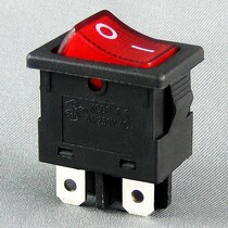 Shangkai Shanghai Yongxing ship switch KCD6-21N 4 feet with red light power switch 6A