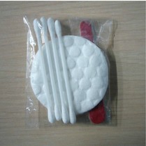 Hotel hotel disposable care package Nail file 1 file 2 powder 4 plastic handle cotton swabs whole box