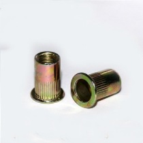 British American riveting nut cap 100 parts (complete specifications) carbon steel color zinc