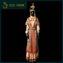 (Qingqing Fang Hu Hatai) Customized Mongolian fashion dress Princess suit Mongolian robe Grand
