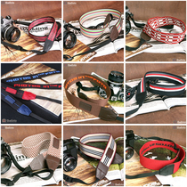South Korea theFoto] Canvas Woven Printed Camera Harness Shoulder Strap Single Counter Microsheet