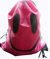 T90 Smiley face swimming bag beach bag swimsuit storage bag girdle bag children bag waterproof bag shoulder backpack holiday