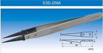 VETUS 130mm Tip Tweezers ESD-259A Change Head Stainless steel Antistatic Tweezers