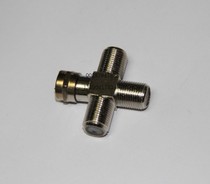 F-JKKK one male three female converter F four-way imperial adapter F one centimeter three female TV imperial conversion