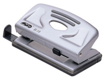 Hong Kong flag text STD metal silver 2 hole puncher H-10 punch 10 pages